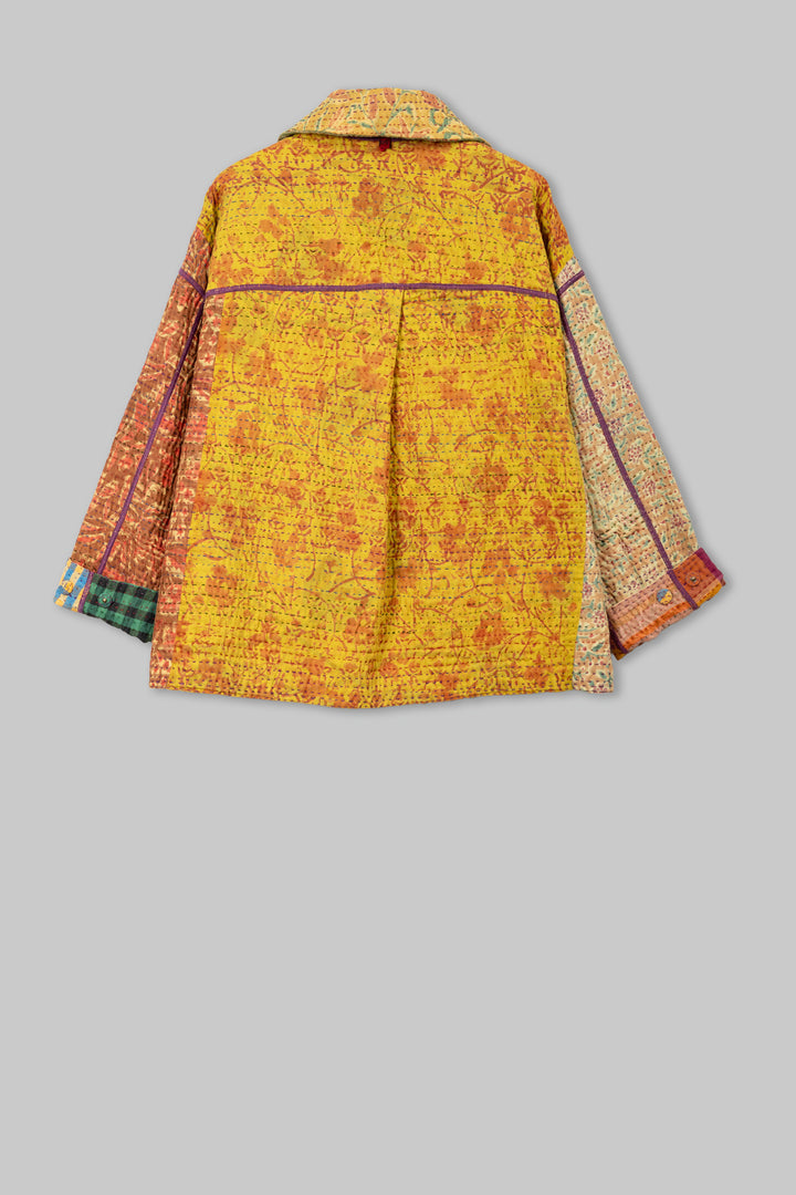 Lotus Veda Kantha Cropped Shirt JKT