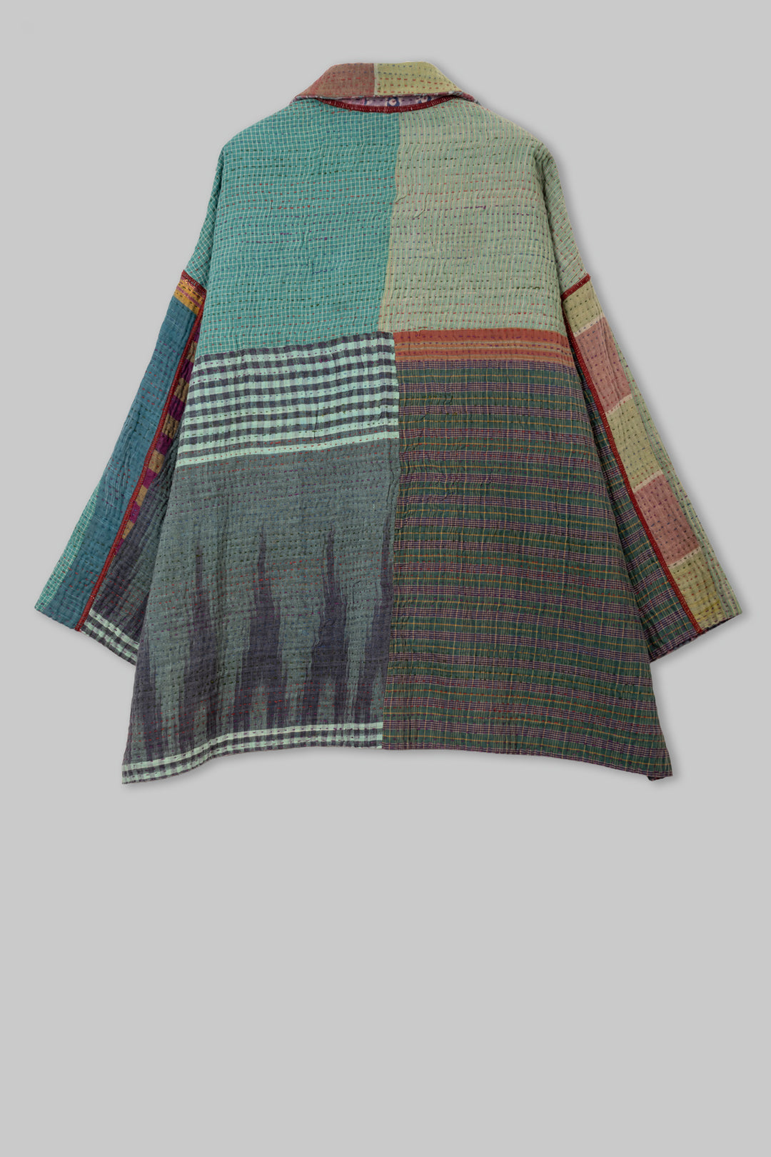 Lotus Veda Kantha OverSized Mini Coat