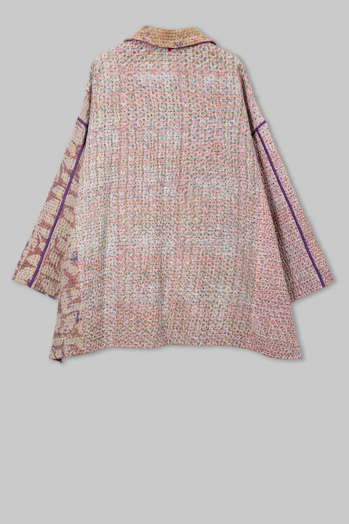 Lotus Veda Kantha OverSized Mini Coat