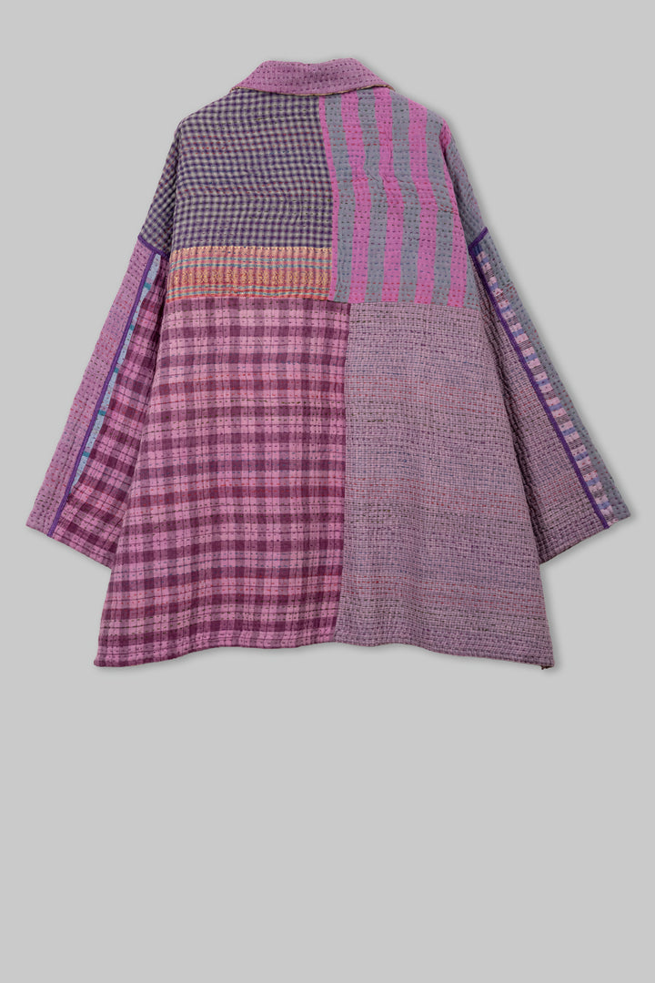 Lotus Veda Kantha OverSized Mini Coat