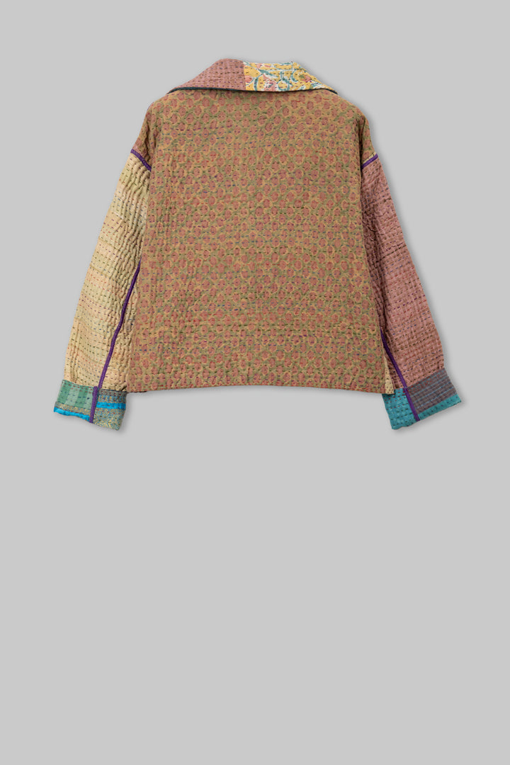 Lotus Veda Kantha New Lapeled Short JKT