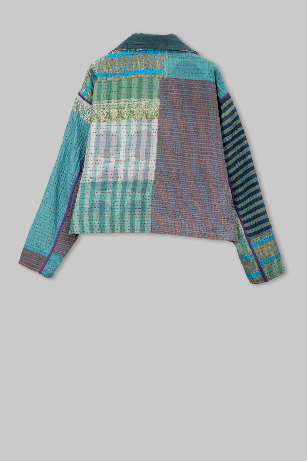 Lotus Veda Kantha New Lapeled Short JKT