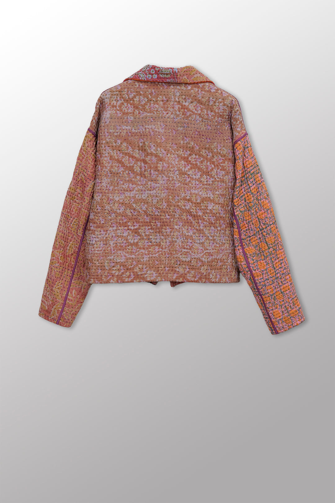 Maison Mieko Kantha New Lapeled Short JKT