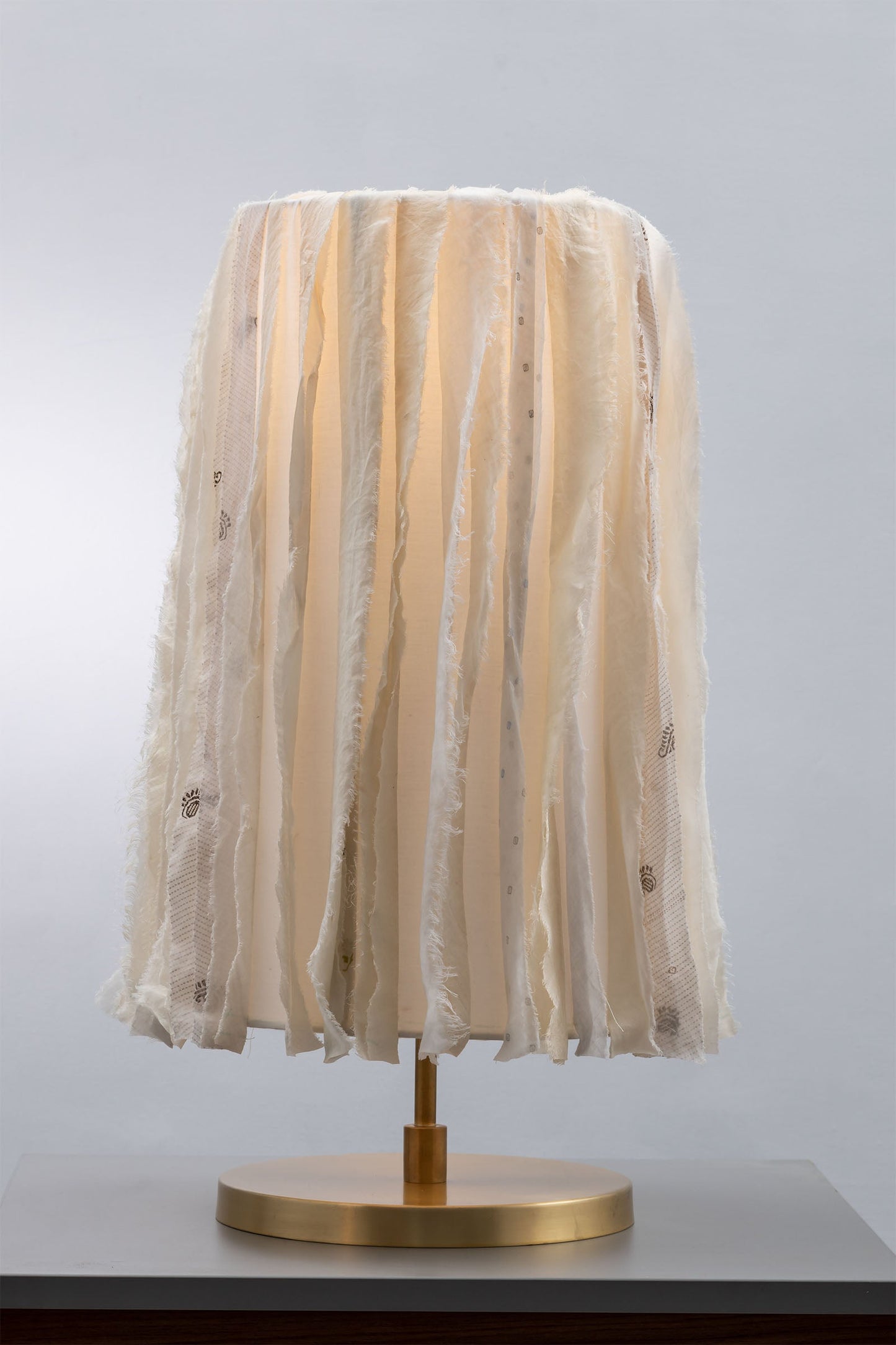 Wavy Stripe Kantha Table Lamp