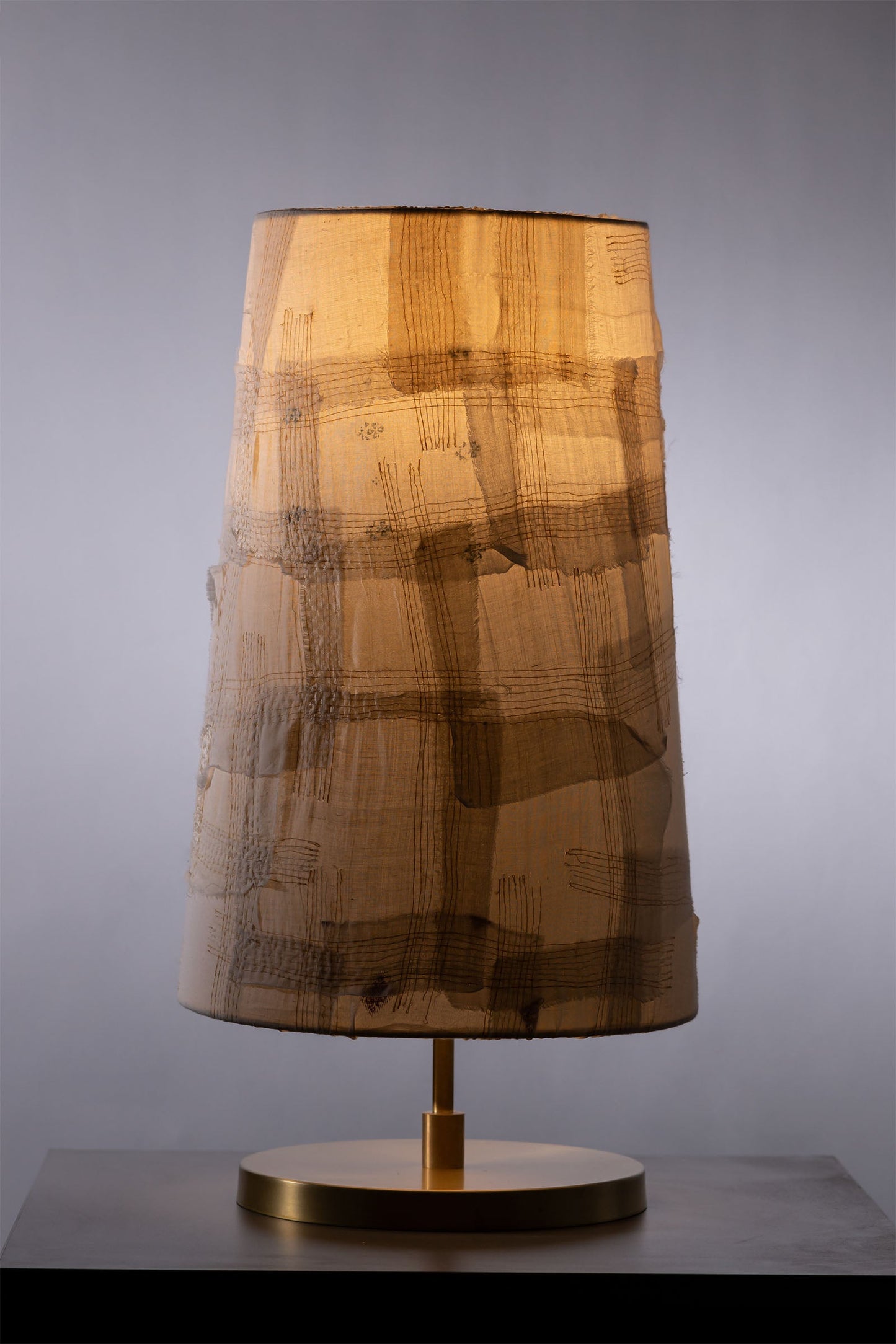 Wavy Patch Fray Kantha Table Lamps