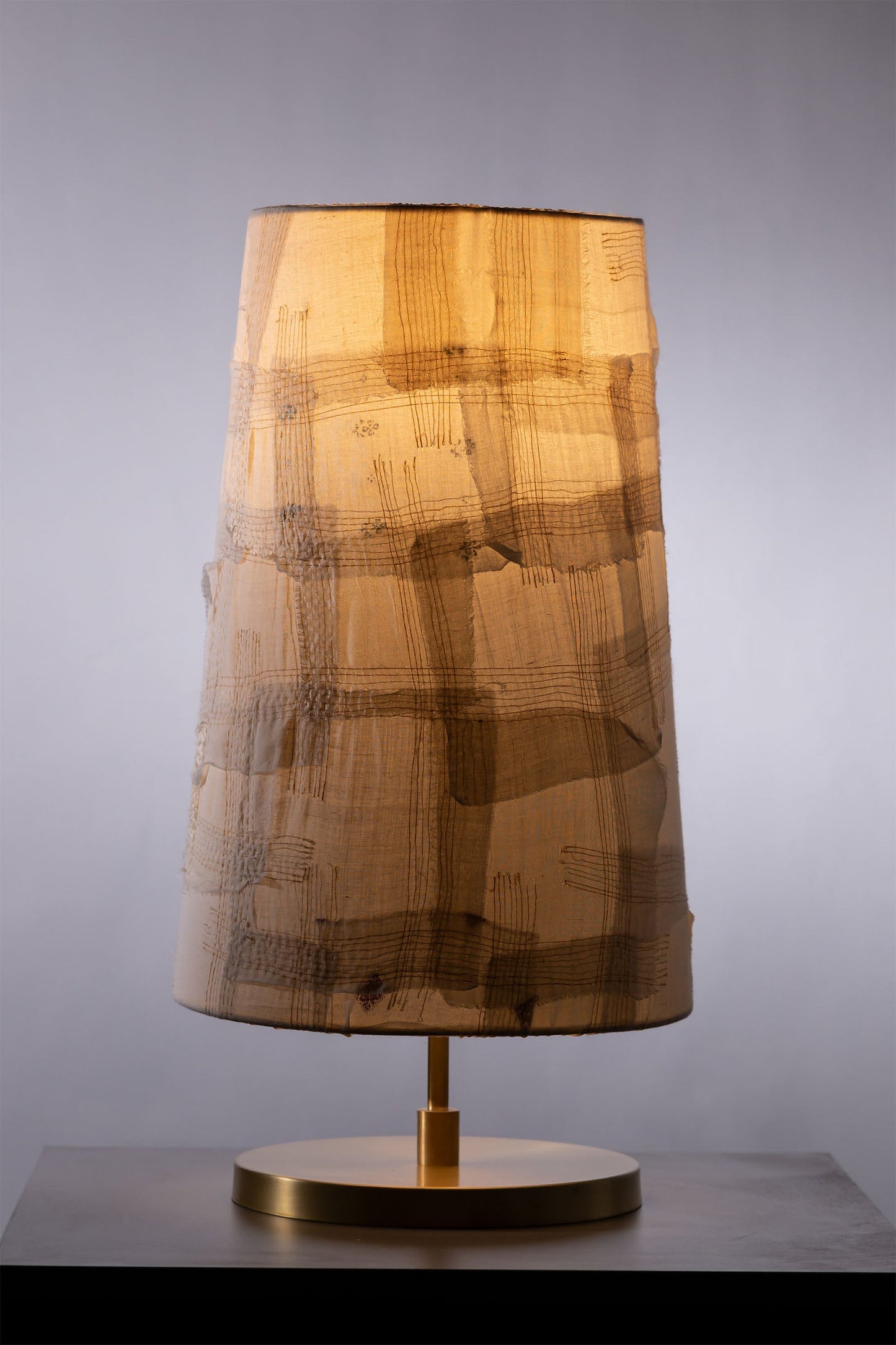 Wavy Patch Fray Kantha Table Lamps