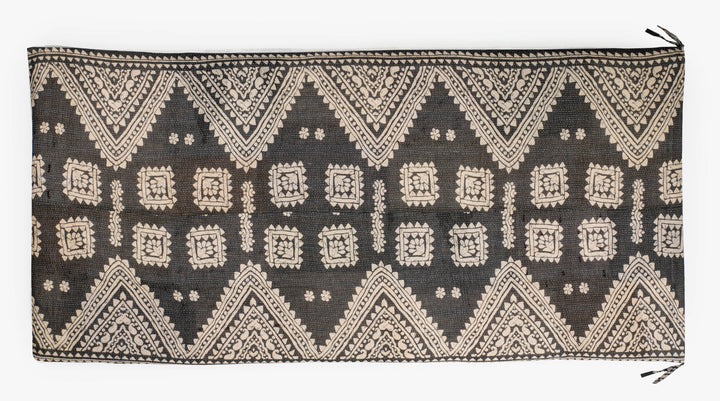 Mosaic Fray Handmade Vintage Kantha Day Bed Mattress Cover - Cauliflower