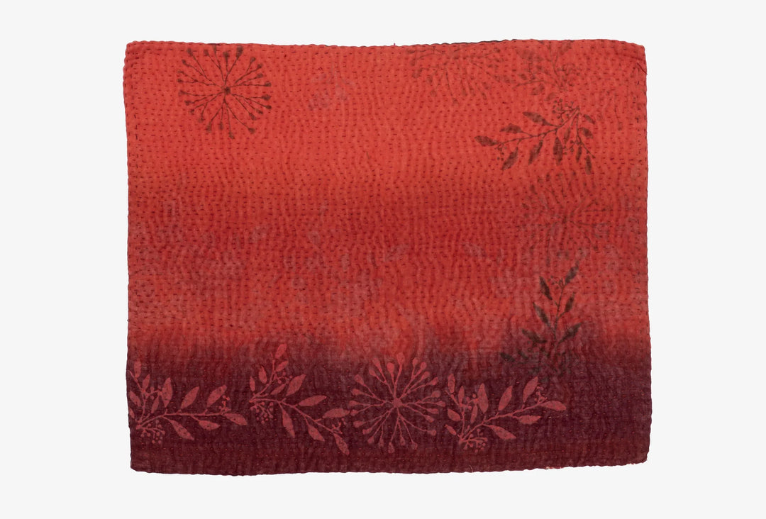 Ombre Patch Handmade Placemats - Orange (Set of 2)
