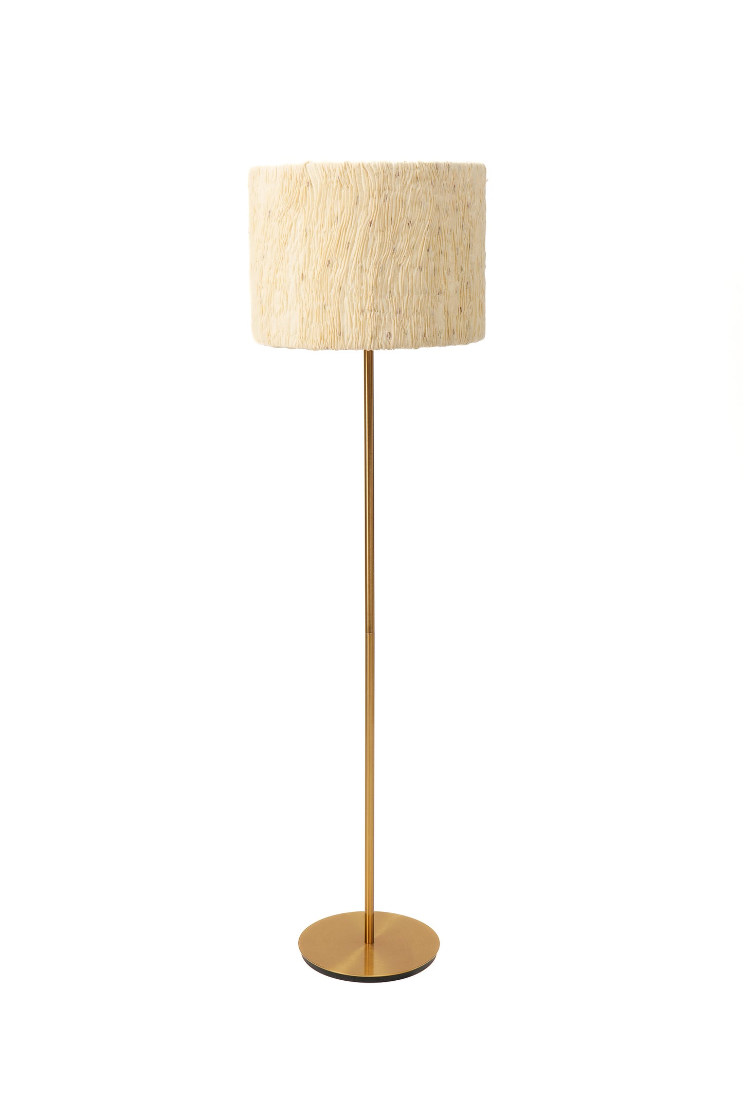 New Dawn Saree Pleated ivory - Floor Lampshade