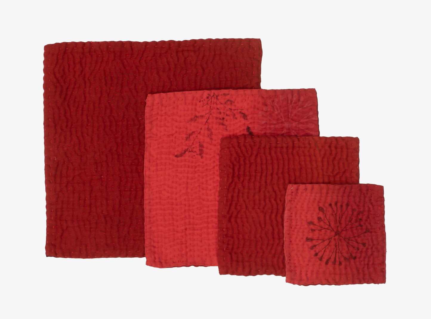 Ombre Handmade Coasters - Orange (SET OF 2)