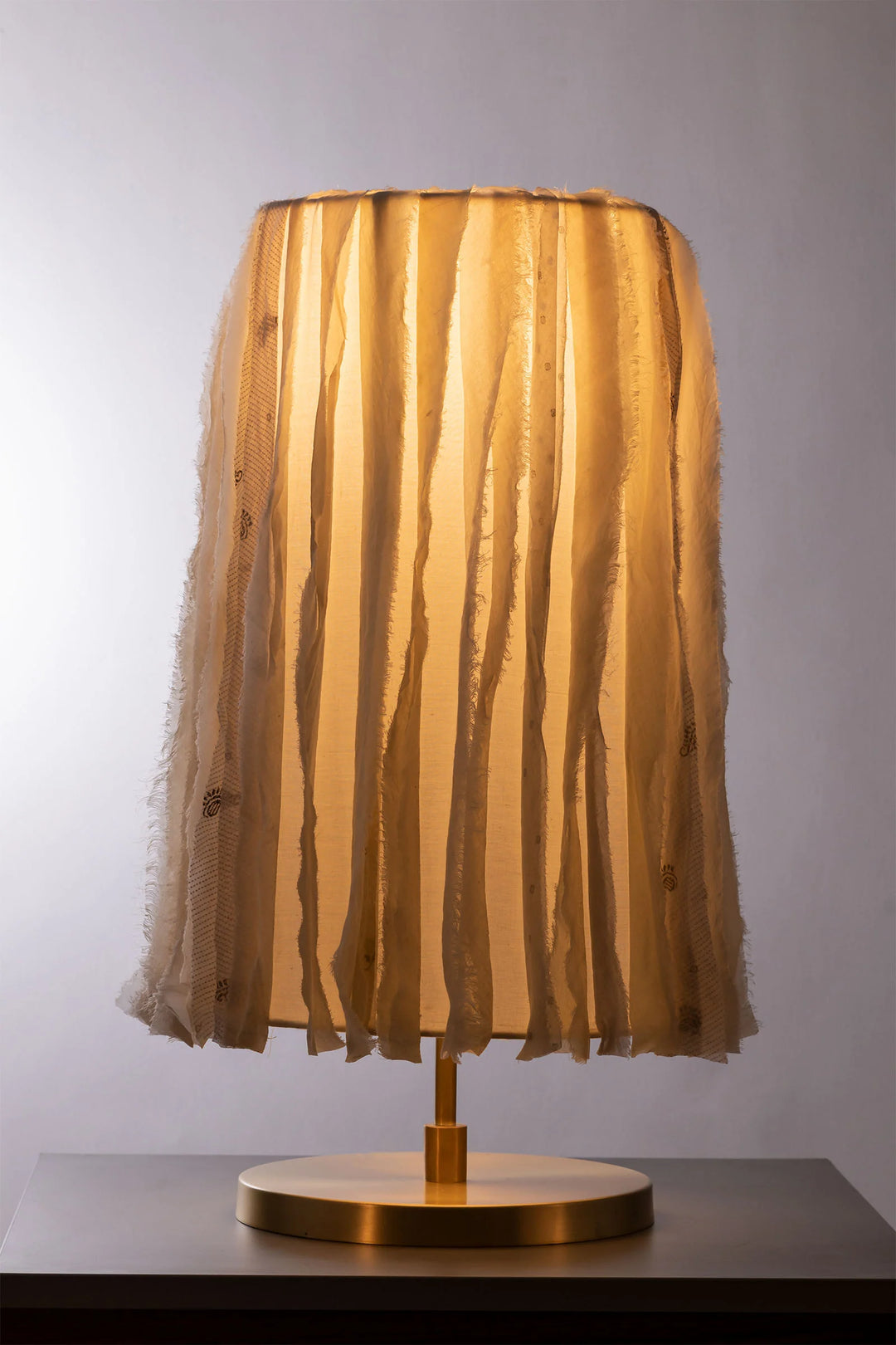 Wavy Stripe Kantha Table Lamp