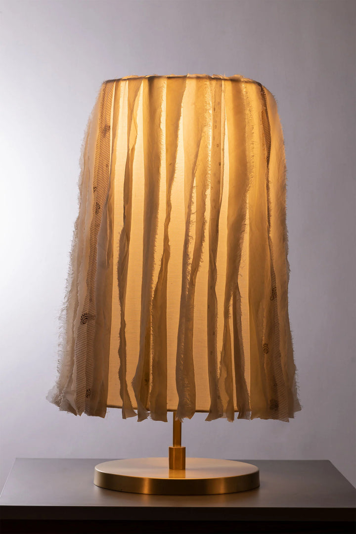 Wavy Stripe Kantha Table Lamp