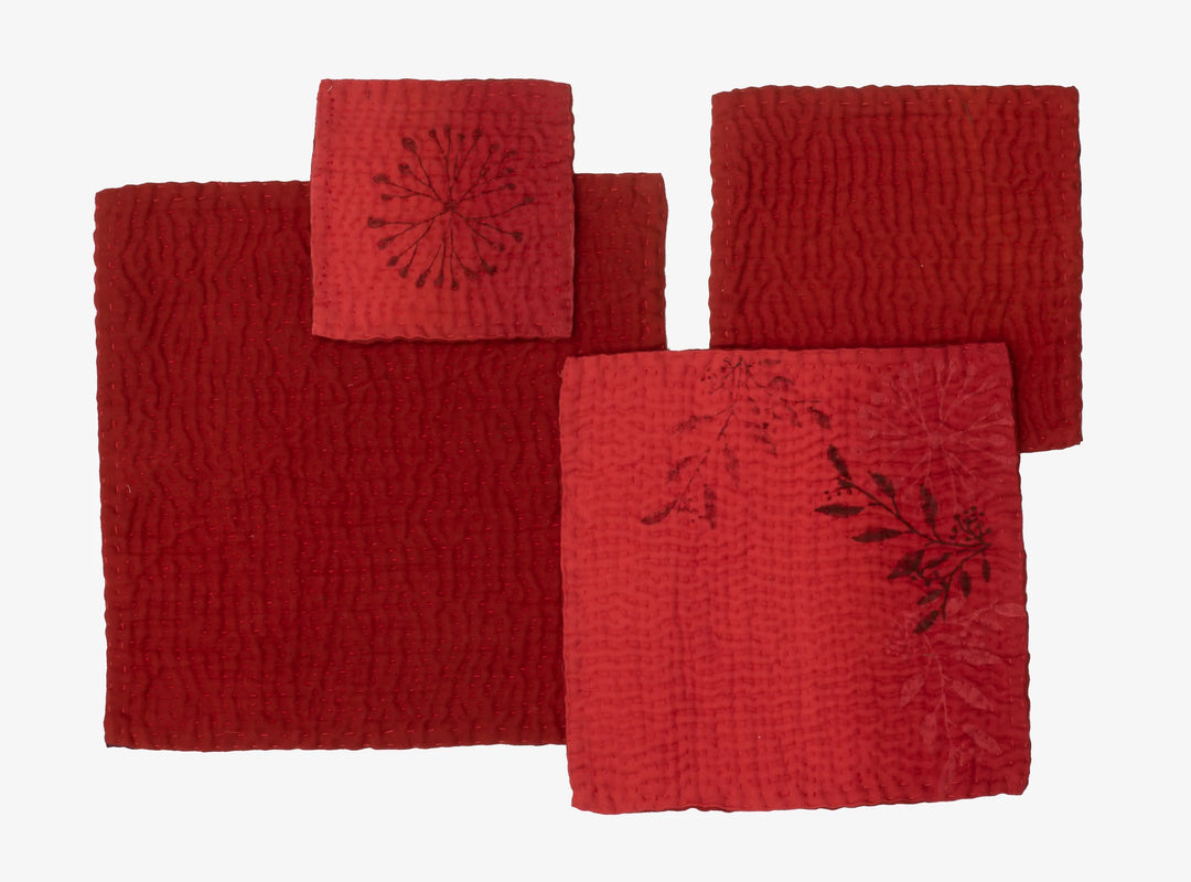 Ombre Handmade Coasters - Orange (Set of 2)