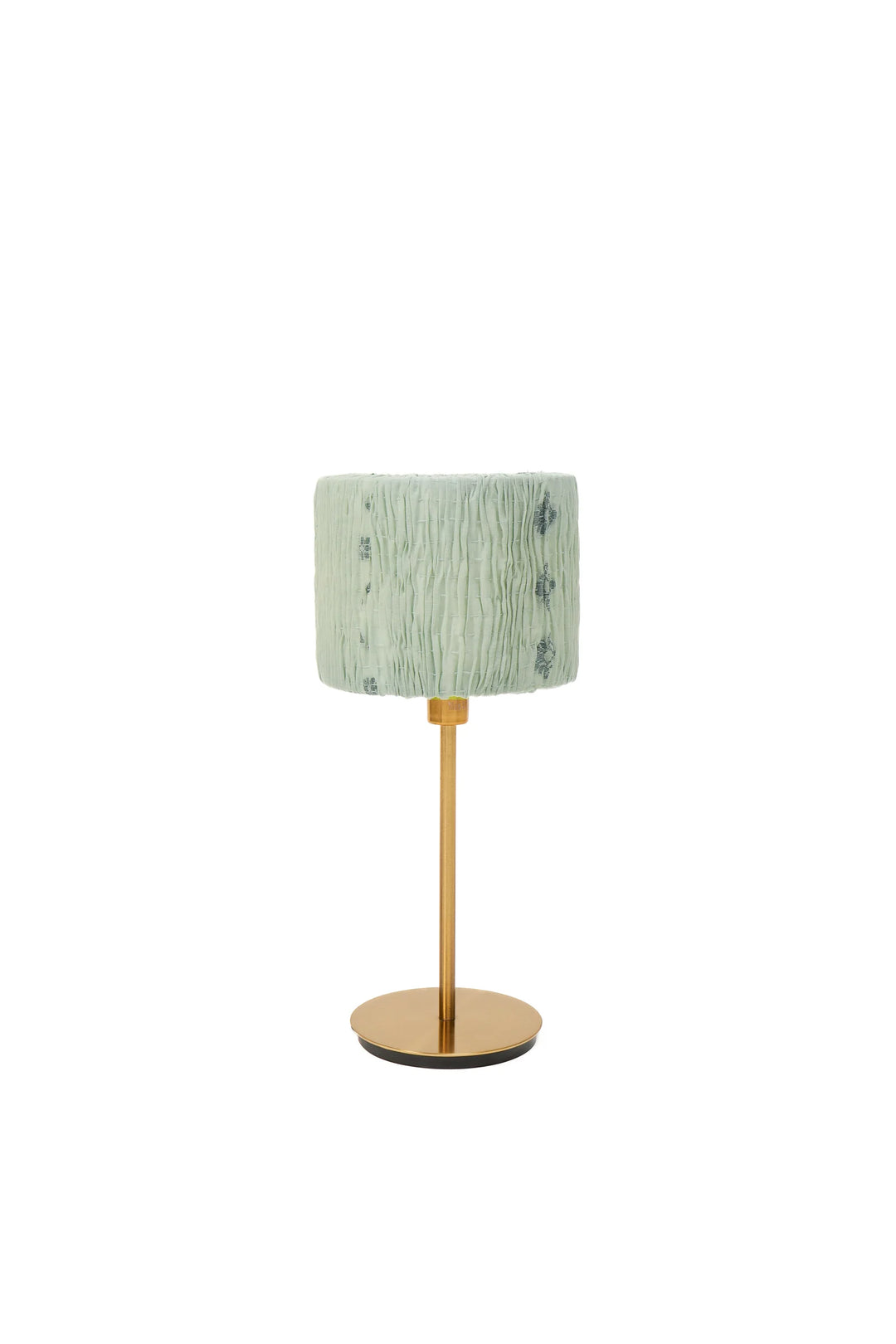 Sage Wavy Stripe Blue - Night Lampshade