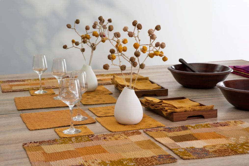 Golden Kantha Stem Twigs