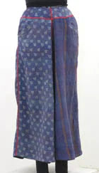 VINTAGE COTTON KANTHA WIDE LEG PANTS - cv2623-9001m -