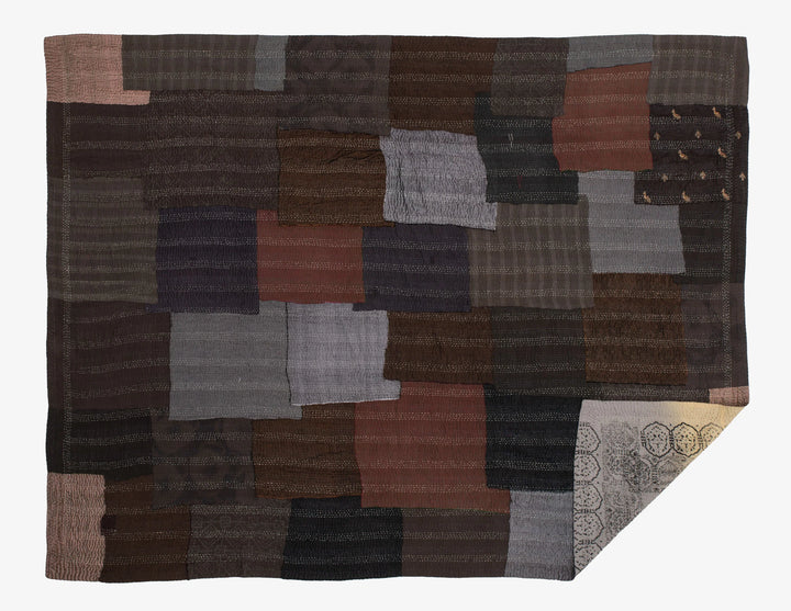 Ombre With Fray Patch Handmade Vintage Quilts - Yellowstone