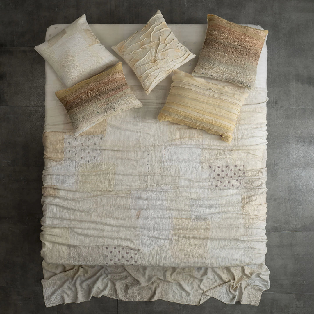 New Dawn Fray Patch Kantha Quilts