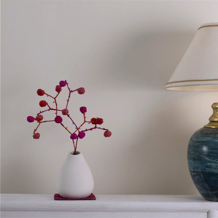 Pink Kantha Branch Twigs