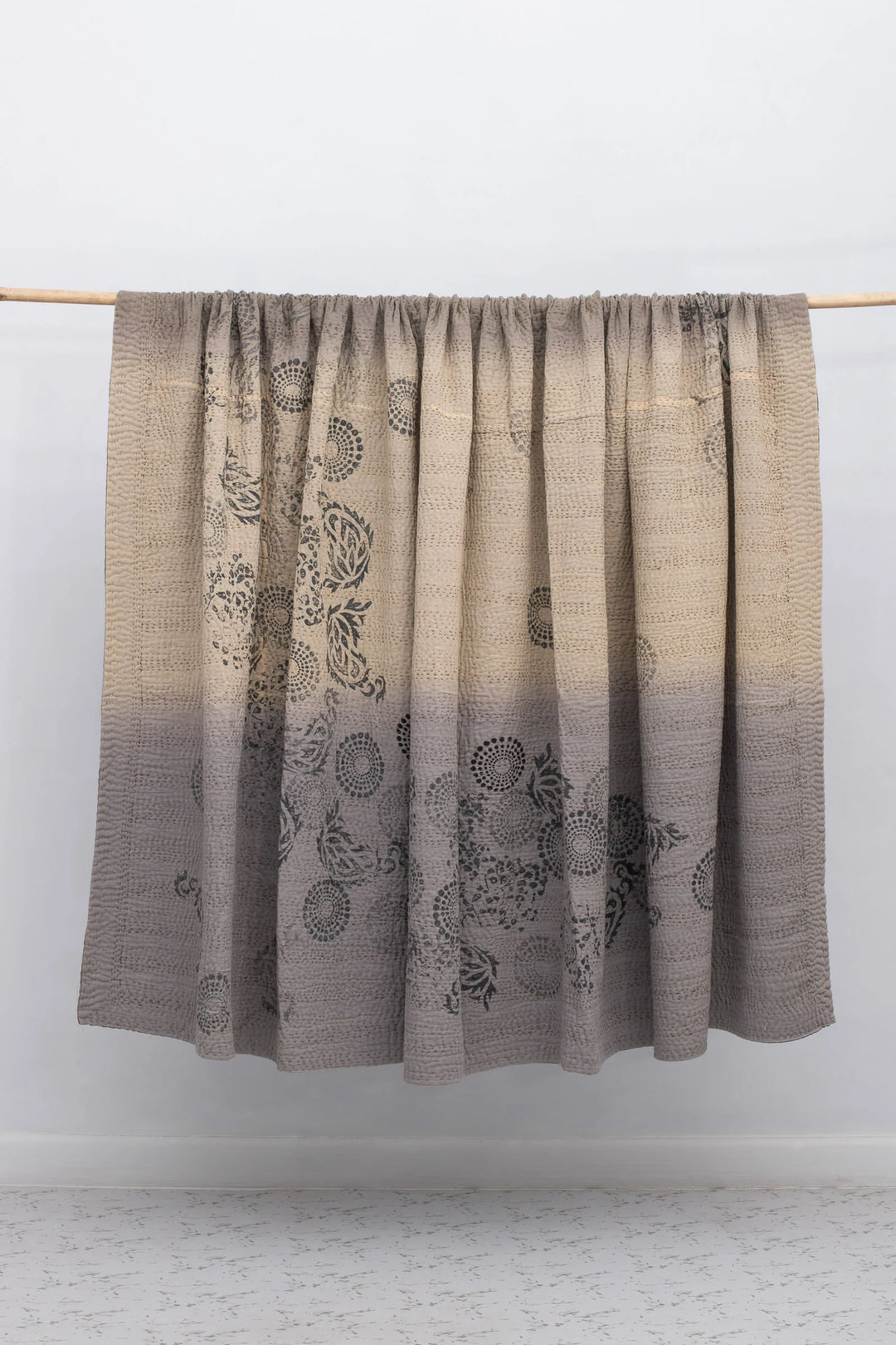 Ombre With Fray Patch Handmade Vintage Quilts - Yellowstone