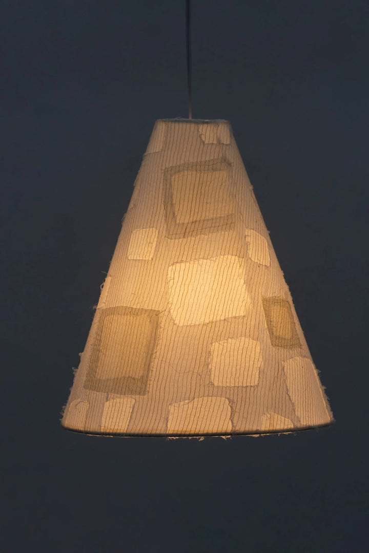 Cut through Square Kantha-Pendant Lamp