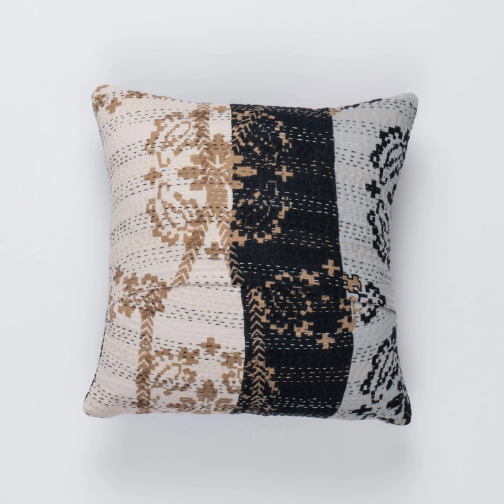 Vintage Kimono Print  Orange  Cushion
