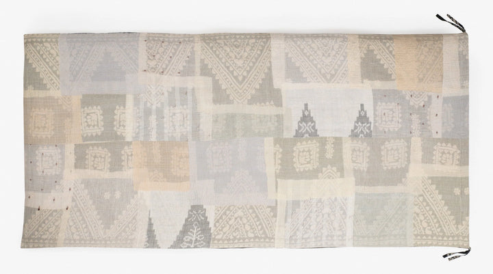 Mosaic Fray Handmade Vintage Kantha Day Bed Mattress Cover - Carrots