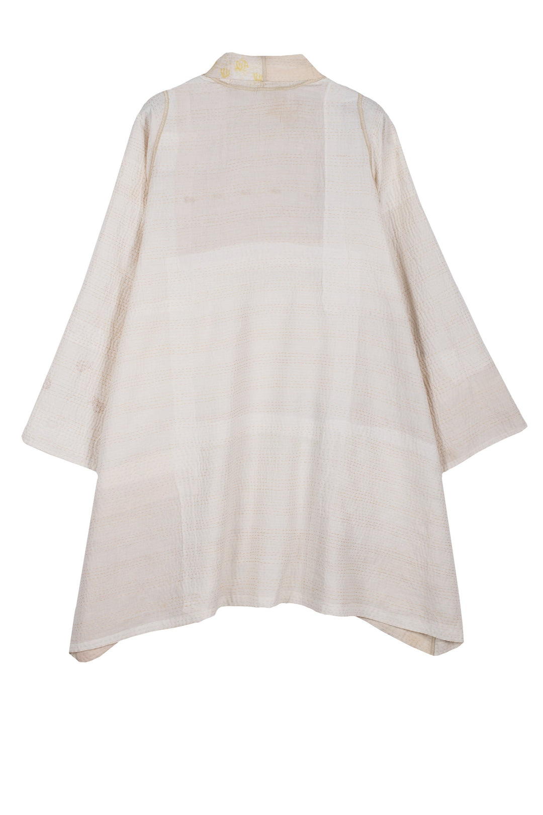 Jaipur White Kantha A-line JKT
