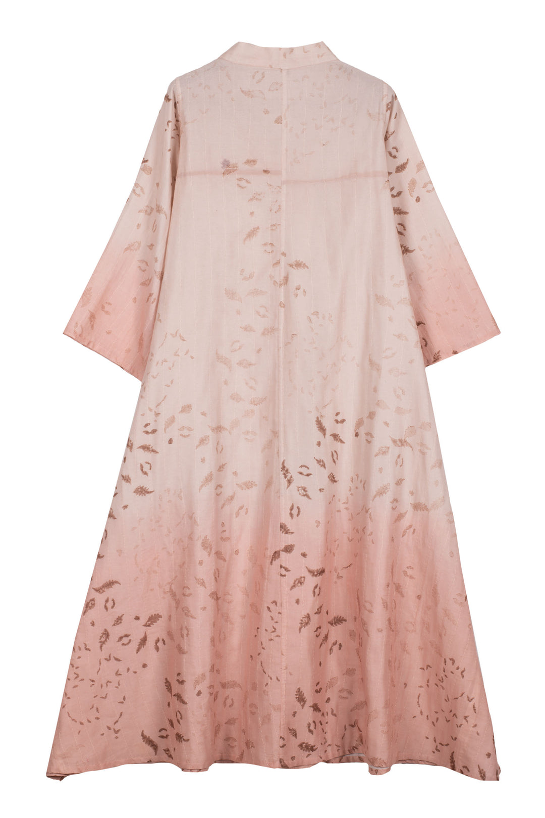 Lounge Wear Throw Kantha V- Neck Flare Sleeve  Dress