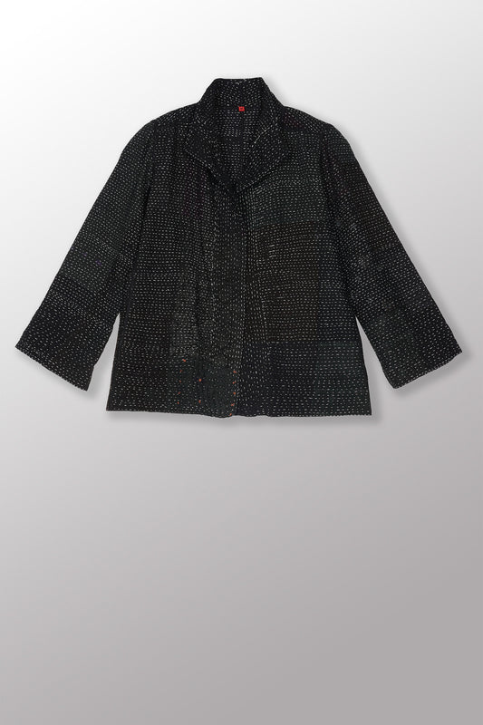 MUJI PATCH KANTHA SHORT JKT - mp4007-biy -