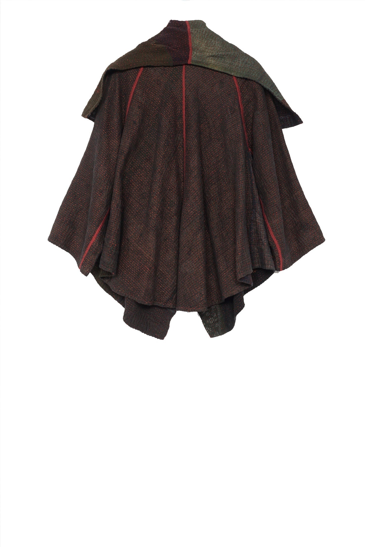 MUJI PATCH KANTHA CIRCULAR JKT - mp4008-blk -