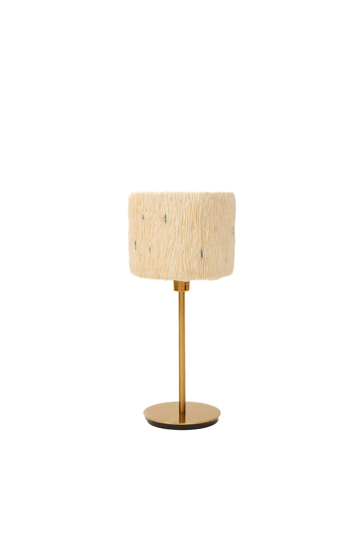 New Dawn Wavy Stripe Ivory - Night Lampshade Width - 19 cm Height - 15 cm