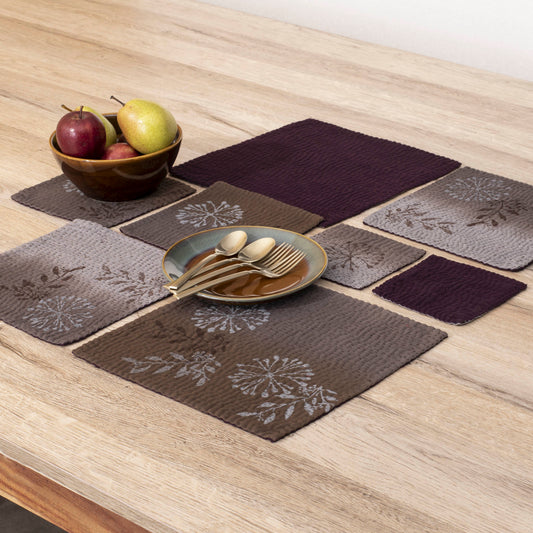 Ombre Handmade Coasters - Chocolate ( Set of 2)