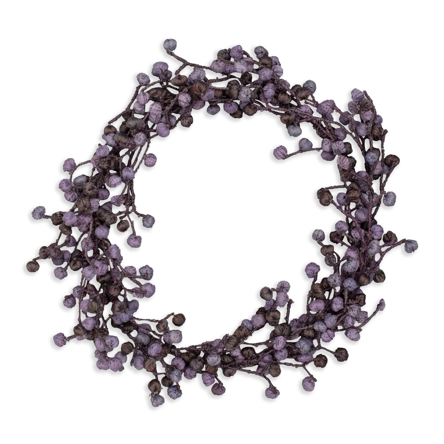 Lavender Kantha Wreath