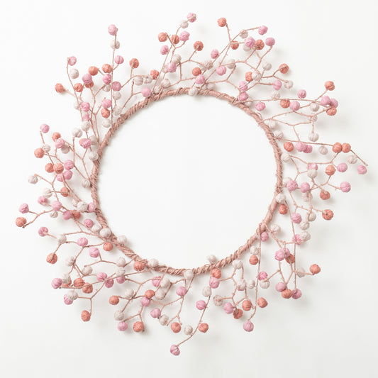 Cherry Blossom Kantha Wreath