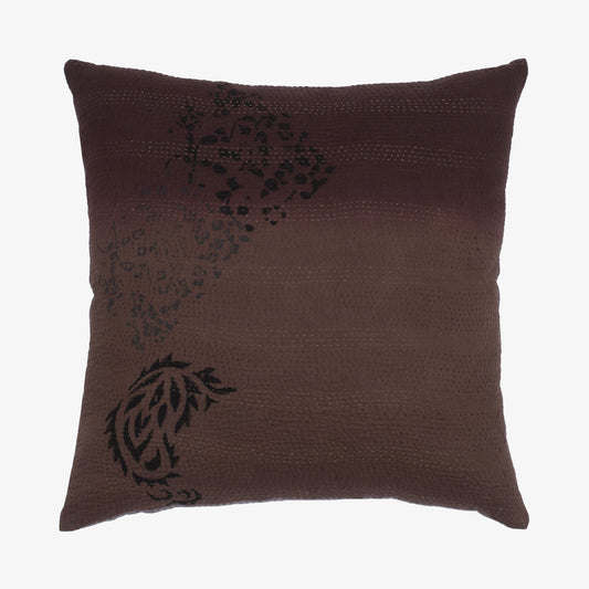 COTTON OMBRE BLOCK PRINTED BEDROOM PILLOW